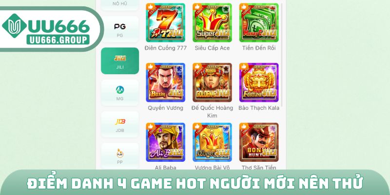 Điểm danh 4 game hot người mới nên thử